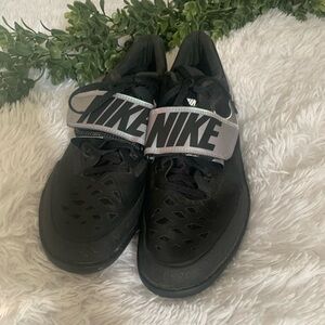 Nike Zoom SD Track Field Throw Shoes Mens 12 Black Indigo Fog EUC